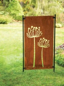 Queen Anne's Lace Corten Steel Screen -Best Garden Care Shop 8609526 00526 tif