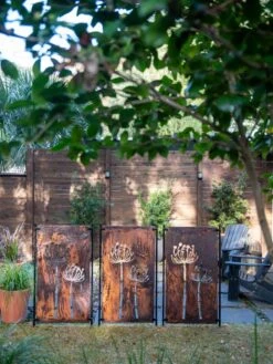 Queen Anne's Lace Corten Steel Screen -Best Garden Care Shop 8609526 6301 tif
