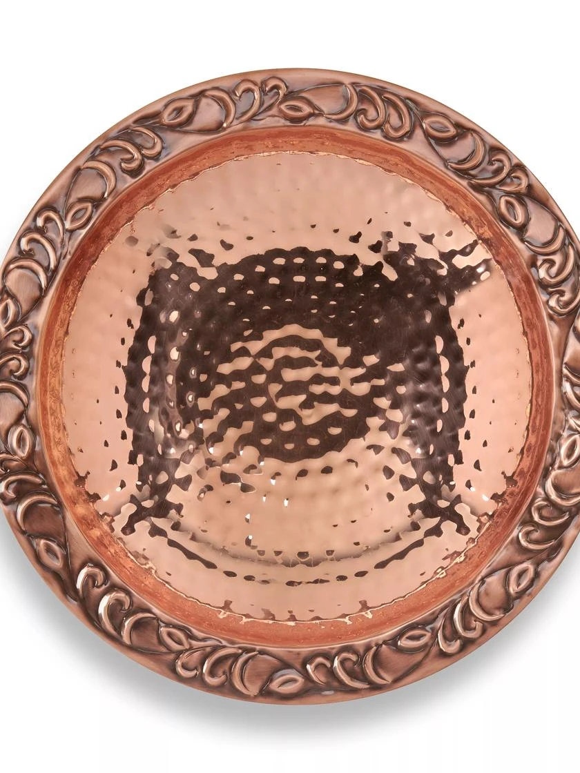 Copper Birdbath With Stake 6 Copper Birdbath With Stake - Image 4