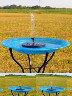 Floating Solar Bird Bath Bubbler -Best Garden Care Shop 8609905 01V tif