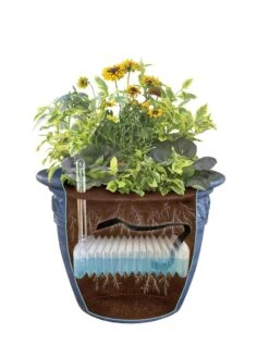 Adjustable Self-Watering Insert For Pots And Planters