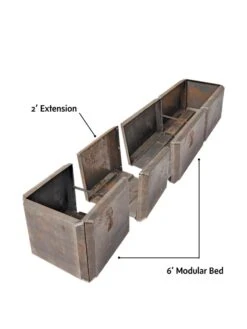Corten Steel Modular Raised Bed, 2'x6' 15 Corten Steel Modular Raised Bed, 2'x6' -Best Garden Care Shop 8610701 4010 tif