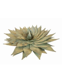 Desert Steel Spiral Aloe Sculpture -Best Garden Care Shop 8610751 01v desert steel spiral aloe 24 inch