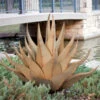 Desert Steel Sharkskin Agave Sculpture -Best Garden Care Shop 8610753 02v desert steel sharkskin agave