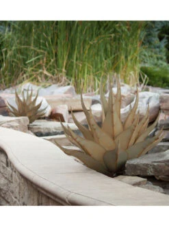 Desert Steel Sharkskin Agave Sculpture 10 Desert Steel Sharkskin Agave Sculpture -Best Garden Care Shop 8610753 04v