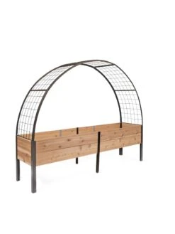 2’ X 8’ Arch Trellis For Planter Boxes -Best Garden Care Shop 8610798 0809 tif