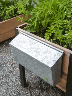Galvanized Garden Tool Storage Box -Best Garden Care Shop 8610811 GalvanizedToolStorageBox gif