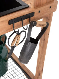 Dynamic Acacia Potting Bench With Soil Reservoir -Best Garden Care Shop 8611009 004