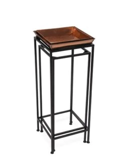 Square Nesting Plant Stands With Trays, Set Of 2 -Best Garden Care Shop 8611014 001 tif