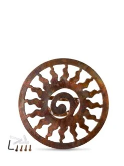 Rustic Sun Wall-Mount Garden Hose Hanger -Best Garden Care Shop 8611025 0828 tif
