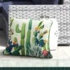 Outdoor Decor™ Floor Pillows, 24" X 24" 2 Outdoor Decor™ Floor Pillows, 24" X 24" -Best Garden Care Shop 8611118 107v cac outdoor floor deco pillow 24x24 cactus