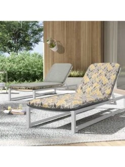 Outdoor Decor™ Chaise Lounge Cushions, 22" X 73" 15 Outdoor Decor™ Chaise Lounge Cushions, 22" X 73" -Best Garden Care Shop 8611127 108v ctlv outdoor chaise lounge cushion 22x73 citrus leaves