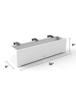 Veradek Metallic Series Railing Planters -Best Garden Care Shop 8611610 28v