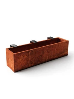 Veradek Metallic Series Corten Steel Railing Planters -Best Garden Care Shop 8611611 05v