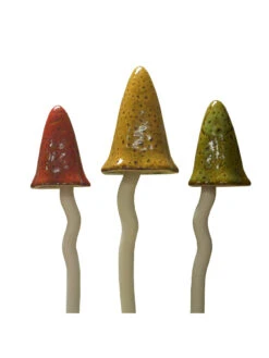 Potting Shed Tinkling Toadstool Sculptures, Set Of 3 -Best Garden Care Shop 8611730 au 02v potting shed tinkling toadstool sculptures set of 3 autumn