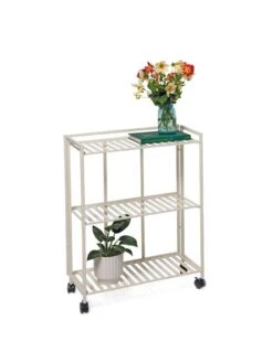 Oslo 2-Tier Plant Stand With Folding Shelves -Best Garden Care Shop 8611766 4747 tif