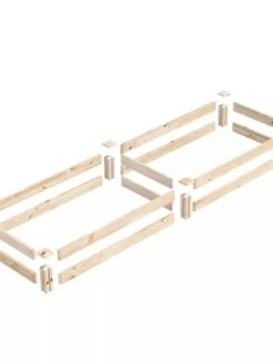 Pine Raised Garden Bed, 2' X 8' -Best Garden Care Shop 8612243 01V jpg