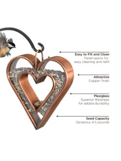 Heart Fly-Thru™ Bird Feeder -Best Garden Care Shop 8612272 03v