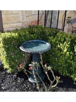 Exaco Enduro Clay Birdbath -Best Garden Care Shop 8612394gy 02v