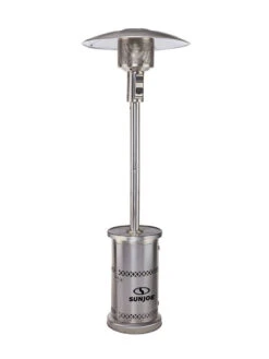 Sun Joe® 48000-BTU Max Stainless Propane OD Patio Heater W/Wheels And Built In Bar Table