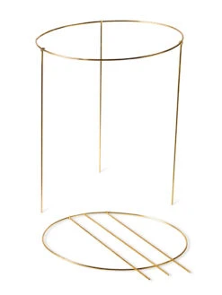 Brass Plated Grow Throughs, Set Of 2 -Best Garden Care Shop 8612661 191