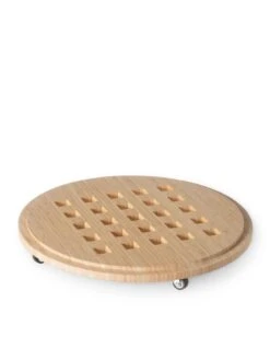 Bamboo Plant Caddy Round, 15.75" 10 Bamboo Plant Caddy Round, 15.75" -Best Garden Care Shop 8612716 204 tif