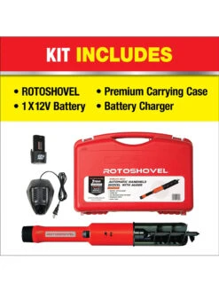 Rotoshovel Battery-Operated Garden Auger -Best Garden Care Shop 8612719 07v