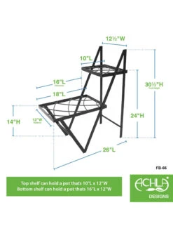 Achla Designs Duet Plant Stand -Best Garden Care Shop 8612905 02v