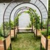 2’ X 4’ Arch Trellis For Planter Boxes -Best Garden Care Shop 8612976 0414 arch trellis for 2 foot x 4 foot planter box