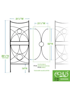 Achla Aurora Trellis Center Link 11 Achla Aurora Trellis Center Link -Best Garden Care Shop 8612993 02v