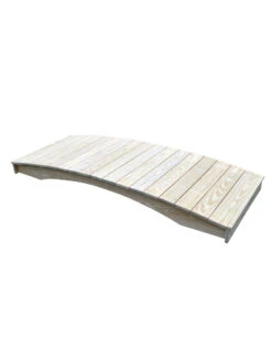 Plank Garden Bridge Unfinished 3' X 10' -Best Garden Care Shop 8613097 01v
