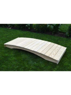 Plank Garden Bridge Unfinished 3' X 10' -Best Garden Care Shop 8613097 02v
