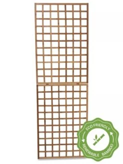 Bamboo Wall Trellis, 45" X 30", Set Of Two