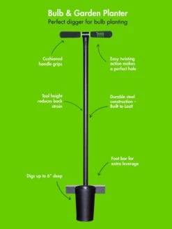 Yard Butler® Long Handled Bulb Planter 7 Yard Butler® Long Handled Bulb Planter -Best Garden Care Shop 8613157 03v