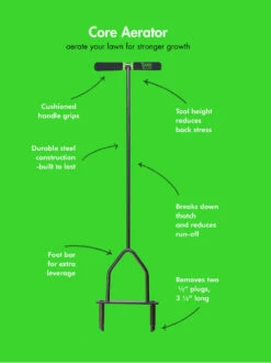 Yard Butler® Lawn Coring Aerator -Best Garden Care Shop 8613158 02v