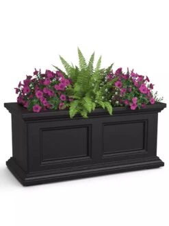 Fairfield Self-Watering Window Box, 2’ -Best Garden Care Shop 8613268 02V tif