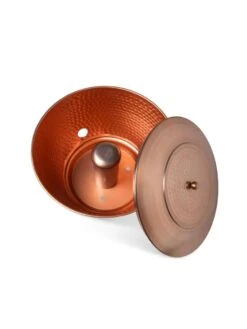 Hammered Copper Hose Pot With Lid -Best Garden Care Shop 8613311 5811