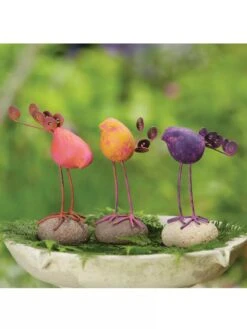 Birds On Stones Set -Best Garden Care Shop 8613371 01V 3 4