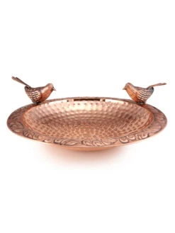 Pure Copper Bird Bath With Two Copper Birds And Multipronged Garden Pole 10 Pure Copper Bird Bath With Two Copper Birds And Multipronged Garden Pole -Best Garden Care Shop 8613378 04v