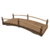 Acorn Garden Bridge Finished 4' X 10' -Best Garden Care Shop 8613401 01v acorn garden bridge finished 4 foot x 10 foot