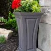Cambridge Tall Planter, 28" Height -Best Garden Care Shop 8613524 09V cambridge tall planter 28 inches