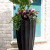 Sedona Tall Planter, 28" Height 2 Sedona Tall Planter, 28" Height -Best Garden Care Shop 8613525 02V sedona tall planter 28 inches