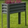 Metal Double Height Raised Garden Bed 2 Metal Double Height Raised Garden Bed -Best Garden Care Shop 8613688 05V metal elevated raised garden bed 3 4