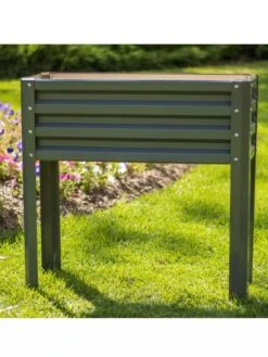 Metal Double Height Raised Garden Bed -Best Garden Care Shop 8613688 06V 3 4