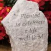 Planted To Celebrate A Life Well Lived Memorial Stone -Best Garden Care Shop 8614139 01V 3 4 planted to celebrate a life memorial stone
