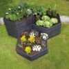 Modular Hexagon Raised Bed Kit, 21.5" 2 Modular Hexagon Raised Bed Kit, 21.5" -Best Garden Care Shop 8614244 04V
