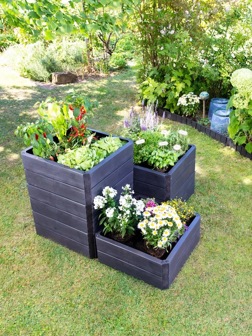 Modular Rectangular Raised Bed Kit 3 Modular Rectangular Raised Bed Kit
