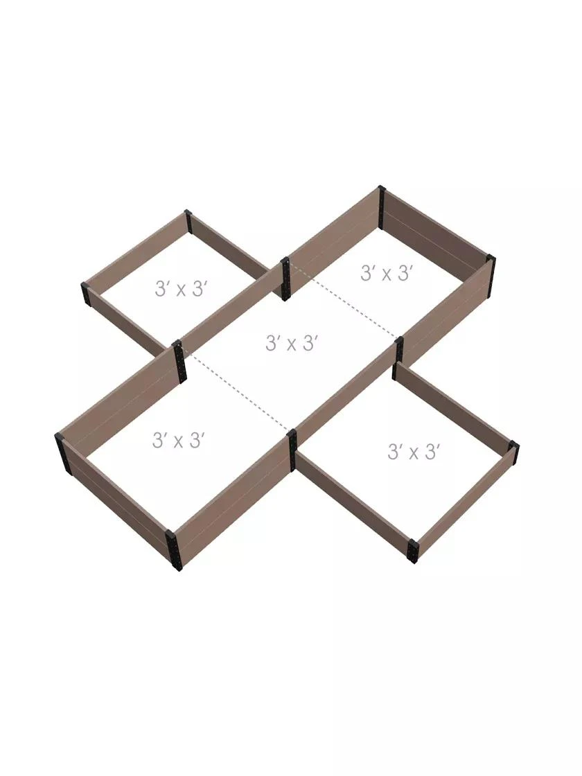 Terraced Cross Garden Bed 4 Terraced Cross Garden Bed - Image 2