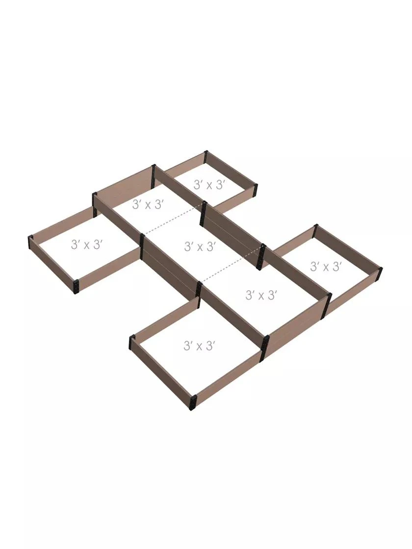 Terraced H-Shape Garden Bed 4 Terraced H-Shape Garden Bed - Image 2