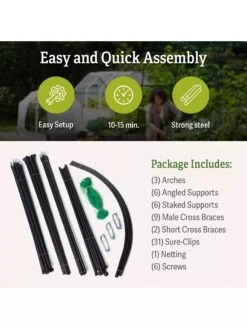 Titan Squash Tunnel -Best Garden Care Shop B07932DMCR plantsupport package includes